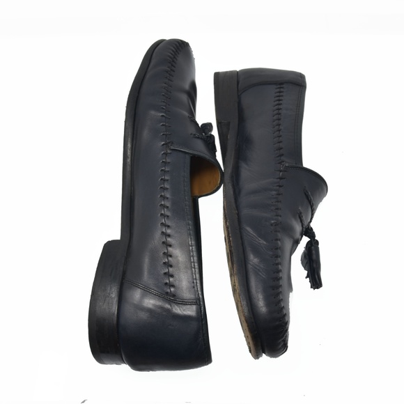 *Sandro Moscoloni Sz 11 Black Moc Tassel Loafer main image 4